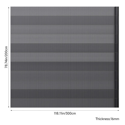 Windproof & Waterproof PVC Privacy Screen