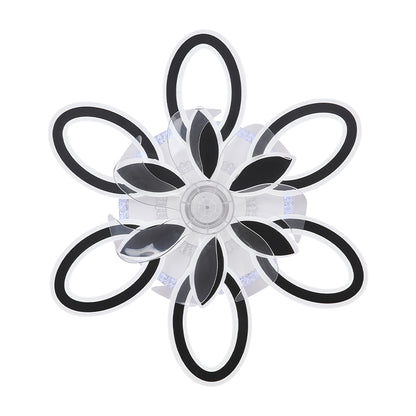 Modern RGB LED Ceiling Fan Light with Remote Control