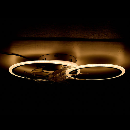 Contemporary LED Ceiling Fan Light
