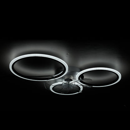Modern Ceiling Fan & LED Lighting Fixture