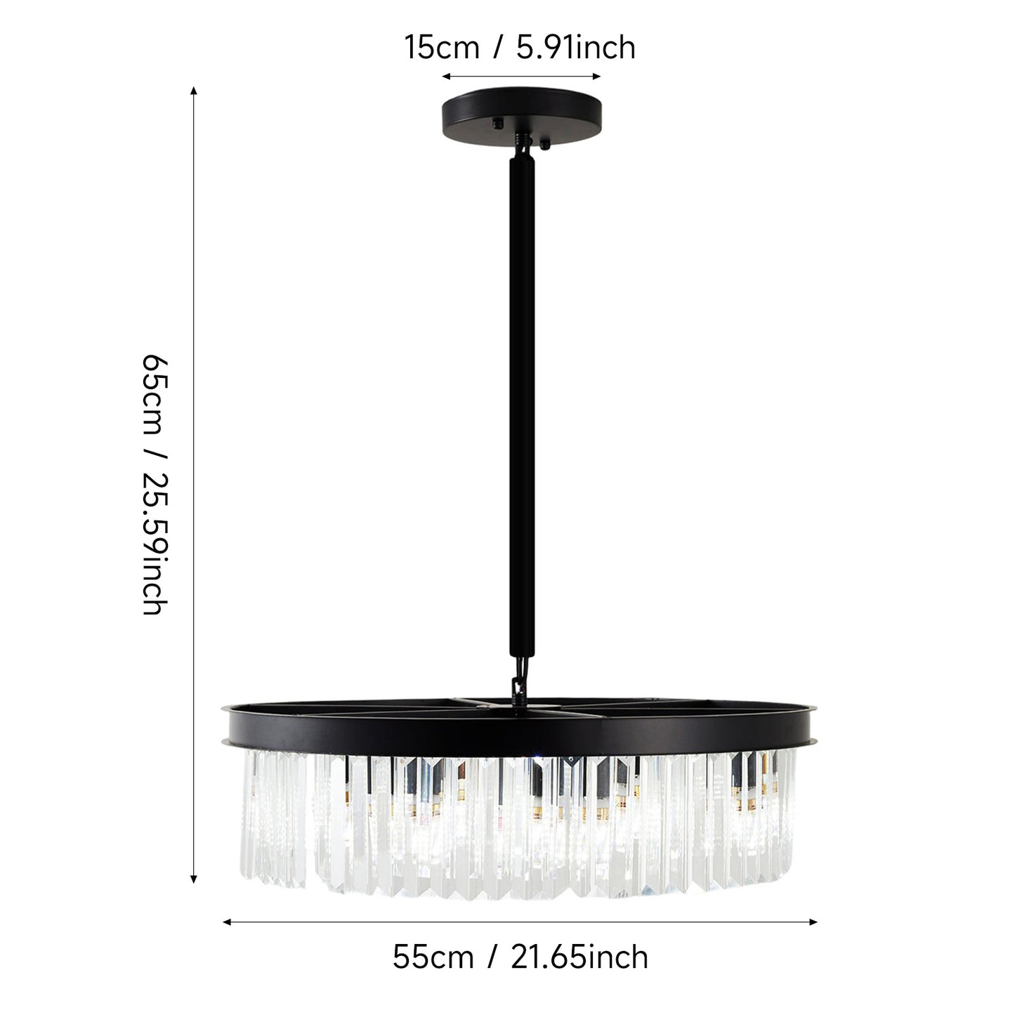 6-Light E14 Modern Pendant Light