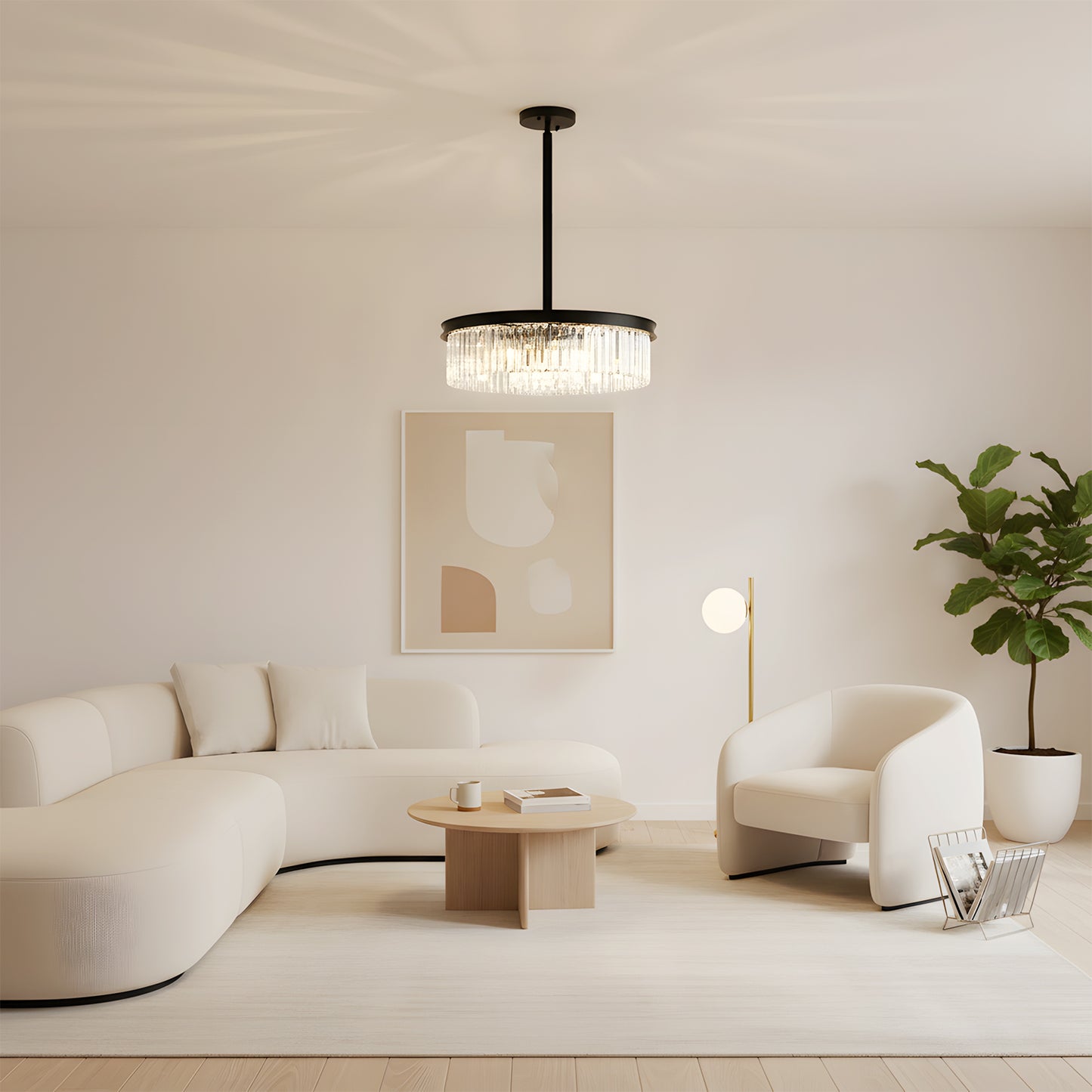6-Light E14 Modern Pendant Light