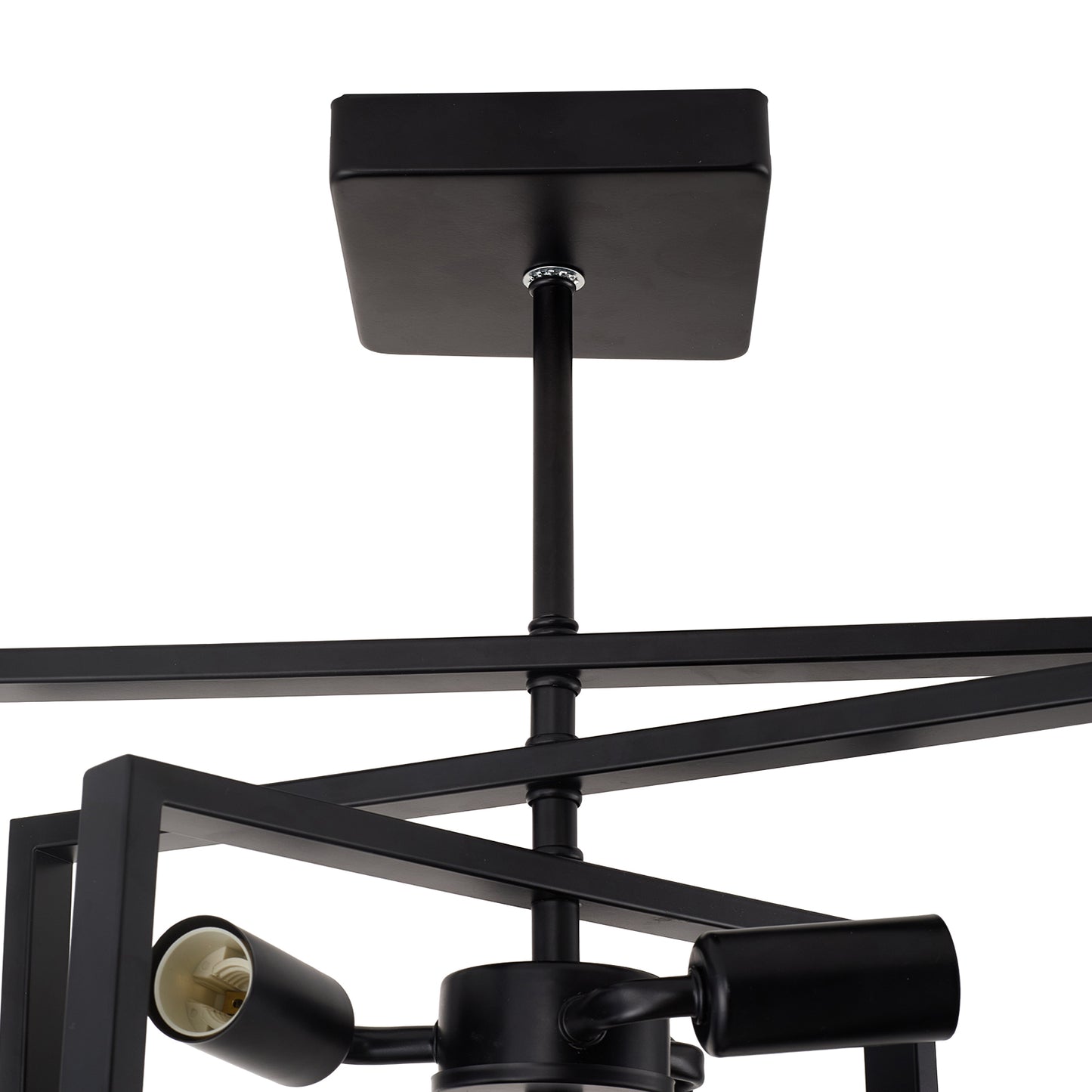 Industrial Semi-Flush Mount Ceiling Light