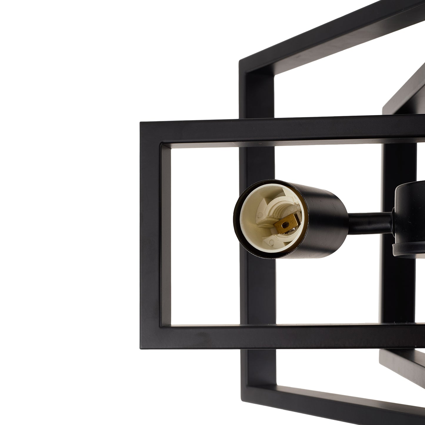 Industrial Semi-Flush Mount Ceiling Light
