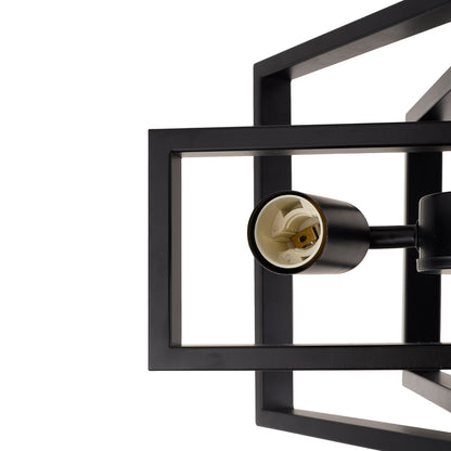 Industrial Semi-Flush Mount Ceiling Light
