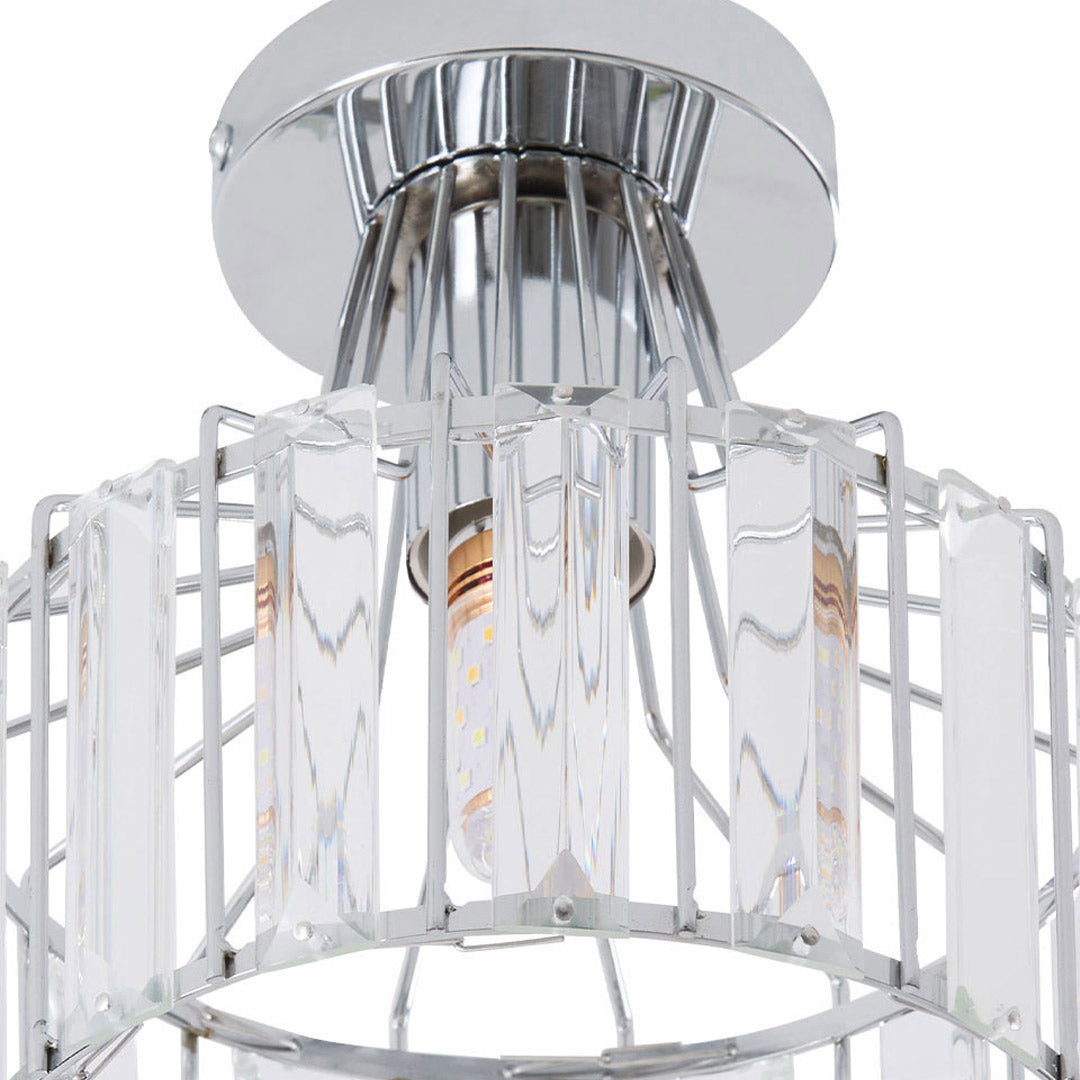 E27 Modern Crystal Ceiling Light