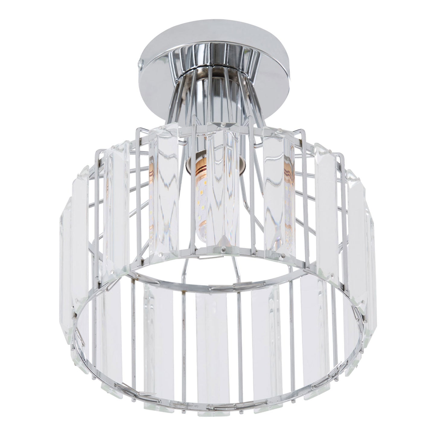 E27 Modern Crystal Ceiling Light