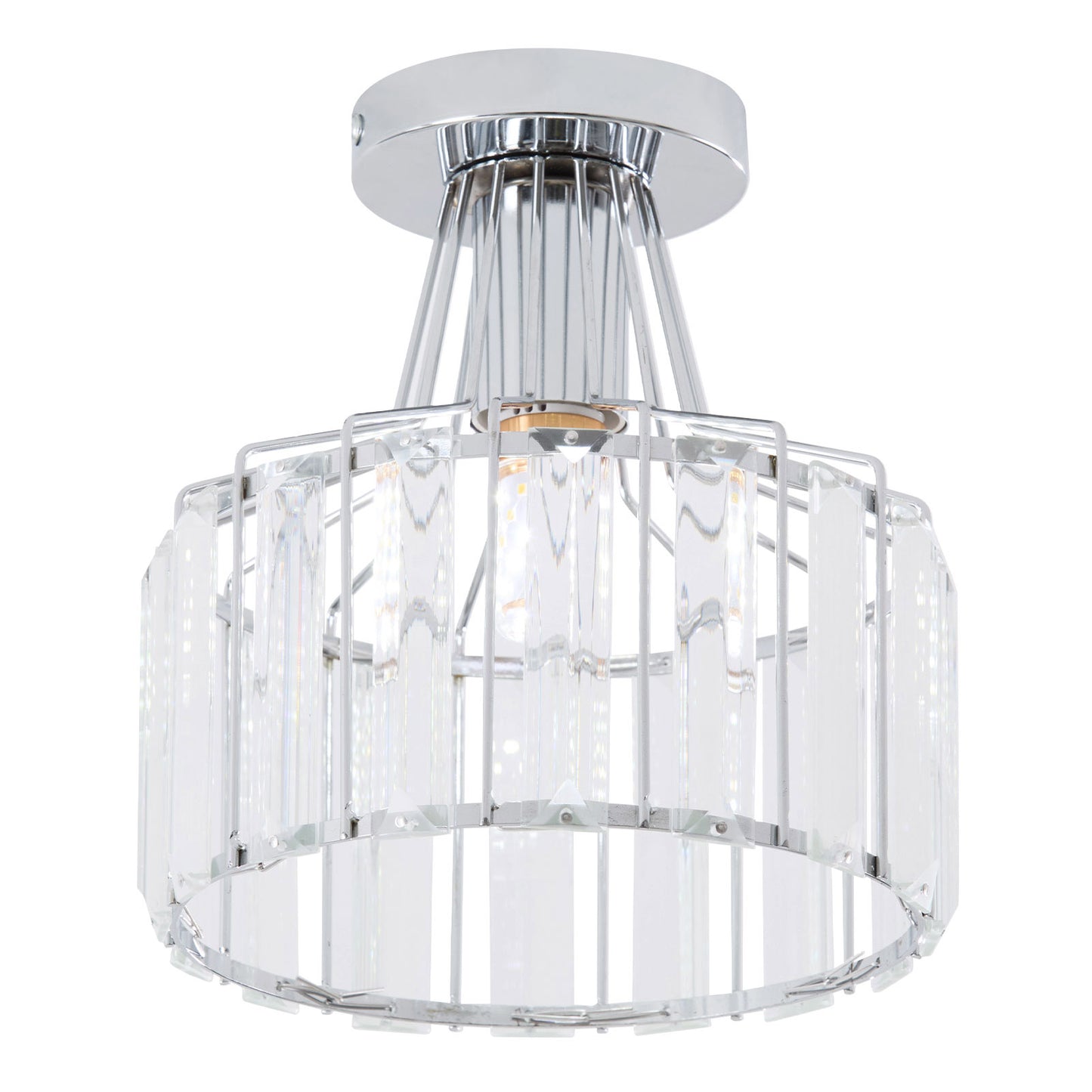 E27 Modern Crystal Ceiling Light