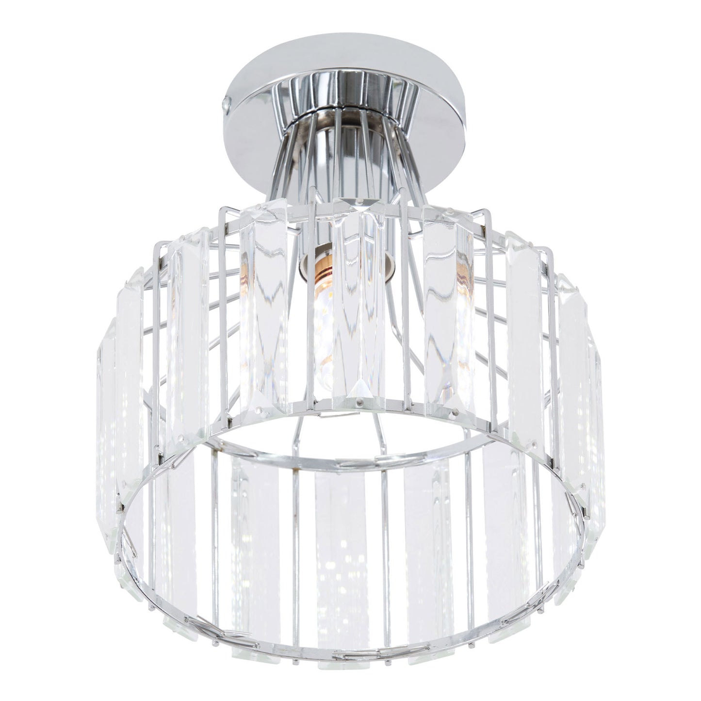 E27 Modern Crystal Ceiling Light