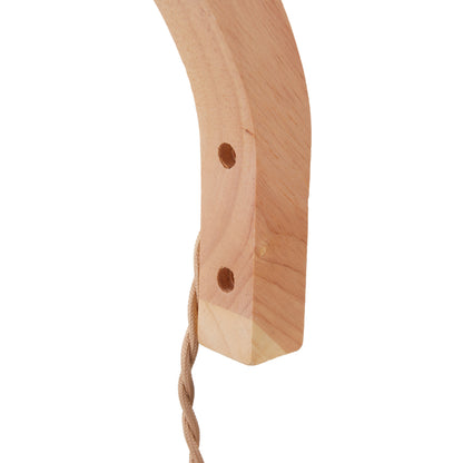 Bamboo Lampshade E27 Wall Light
