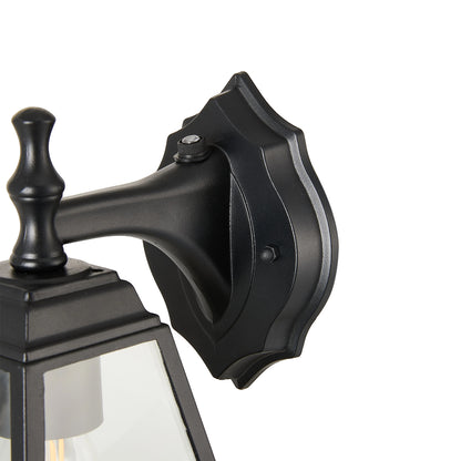 Black IP65 Weatherproof Outdoor Wall Light
