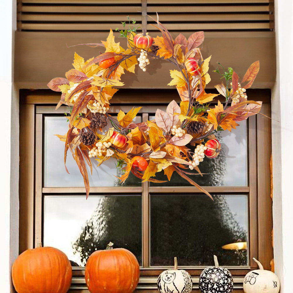 Halloween Pumpkin Artificial Garland Decoration