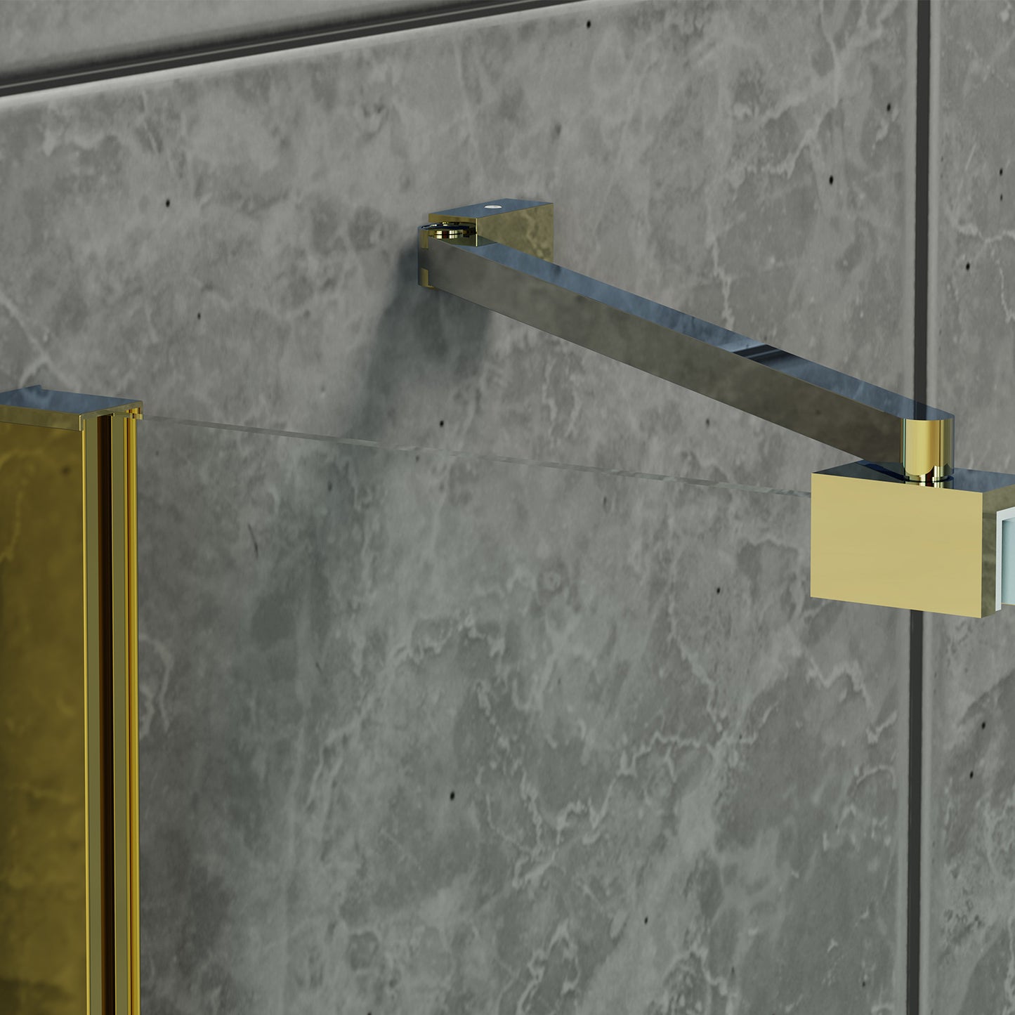 2-Section 180°Pivot Over Bath Shower Screen