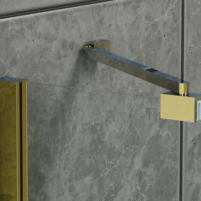 2-Section 180°Pivot Over Bath Shower Screen