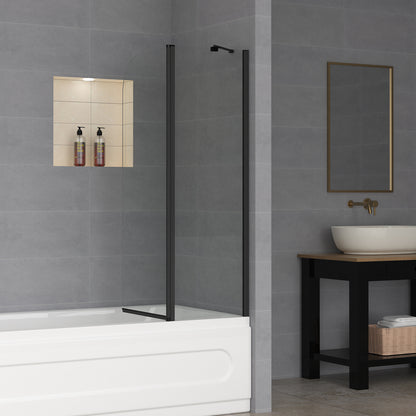 2-Section 180°Pivot Over Bath Shower Screen