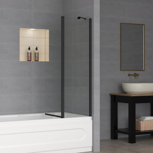 2-Section 180°Pivot Over Bath Shower Screen