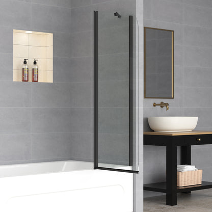 2-Section 180°Pivot Over Bath Shower Screen