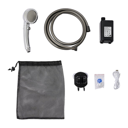 Rechargeable Shower Pump With LED Display