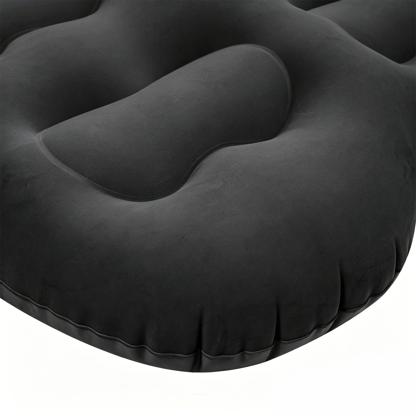 Inflatable Flocked Car Air Mattress with Built-in Pump