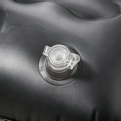 Inflatable Flocked Car Air Mattress with Built-in Pump
