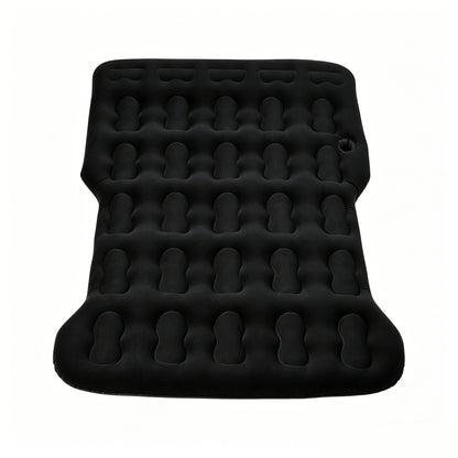 Inflatable Flocked Car Air Mattress with Built-in Pump