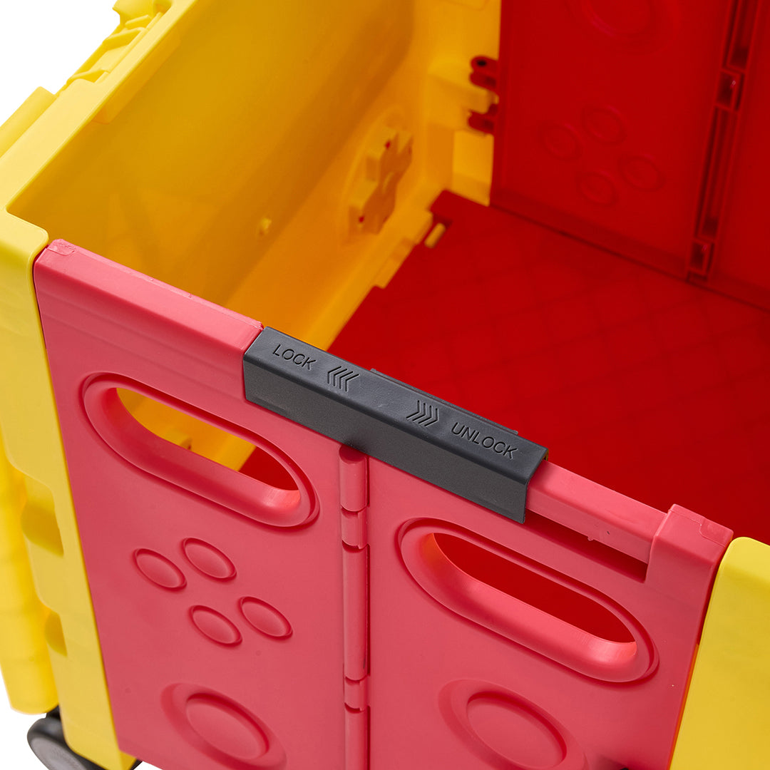 Folding 32L Shopping Trolley Cart with Wheels