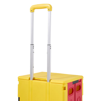 Folding 32L Shopping Trolley Cart with Wheels
