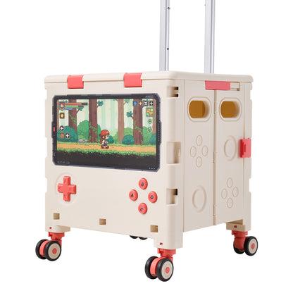 Folding 32L Shopping Trolley Cart with Wheels