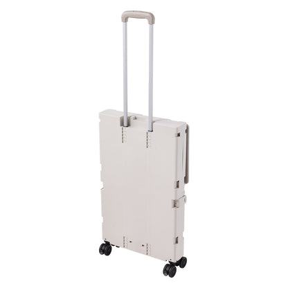 2-Tier Folding 72L Shopping Trolley Cart with Wheels