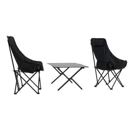 Portable Folding Camping Table with 4 Chairs