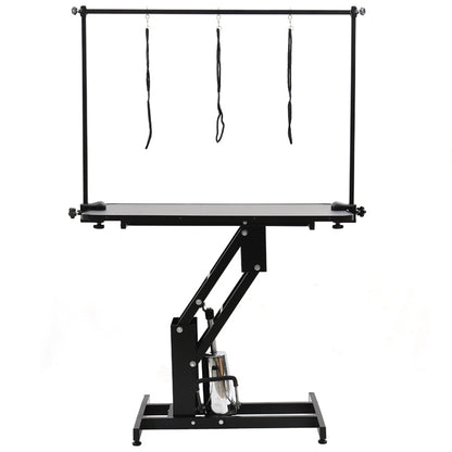 Large Hydraulic Lift Non-slip Pet Trimming Table with Nooses