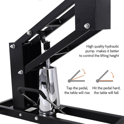 Large Hydraulic Lift Non-slip Pet Trimming Table with Nooses