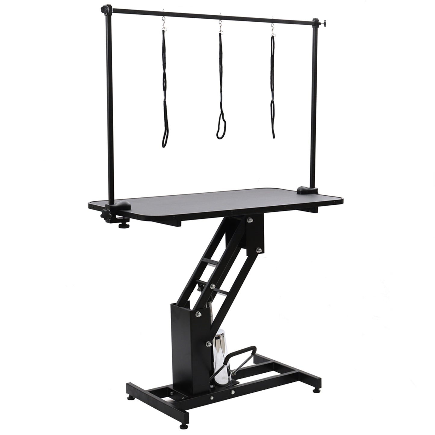 Large Hydraulic Lift Non-slip Pet Trimming Table with Nooses
