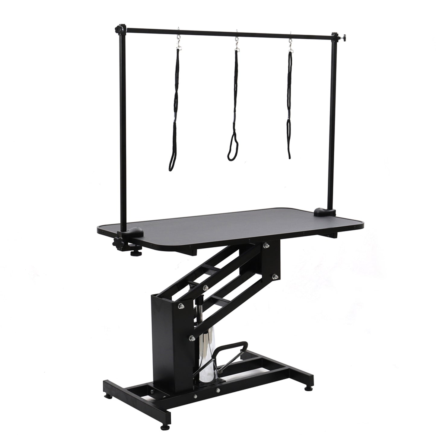 Large Hydraulic Lift Non-slip Pet Trimming Table with Nooses