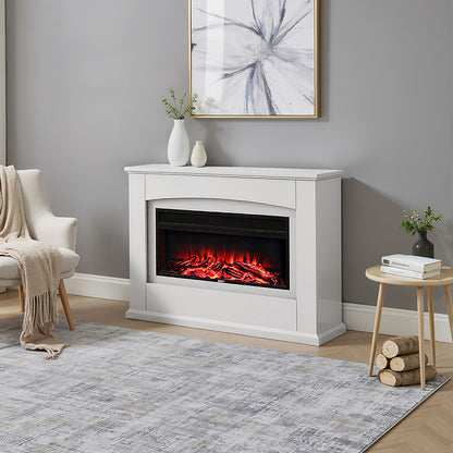 34 Inch Freestanding Fireplace Suite 1800W with Mantel