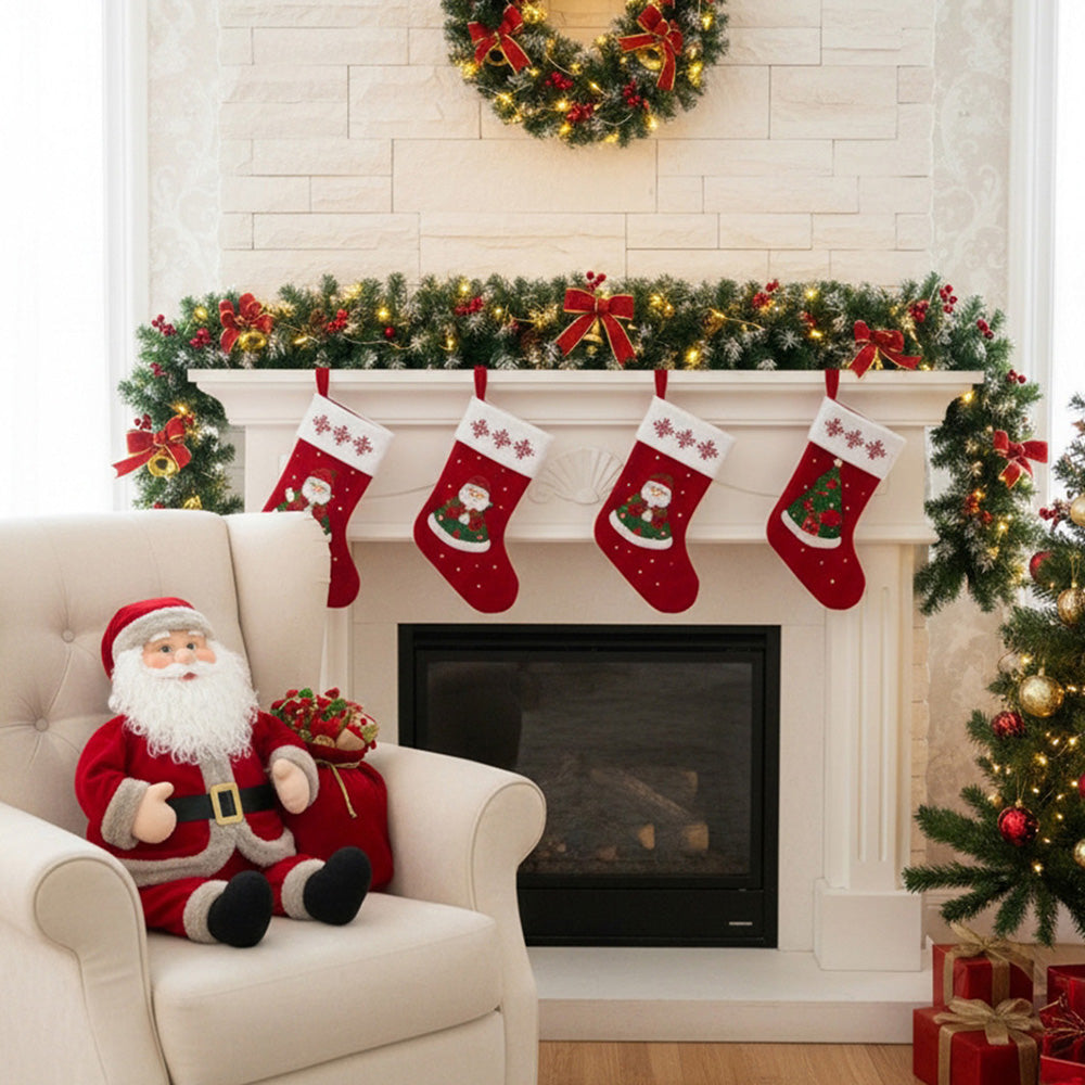 Spruced Artificial Lighted Christmas Garland Holiday Decoration