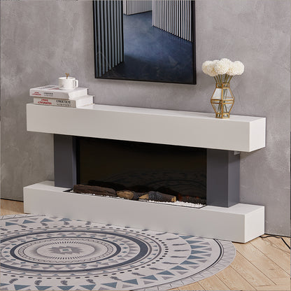 Contemporary Wall Mounted/Freestanding Fireplace Mantel