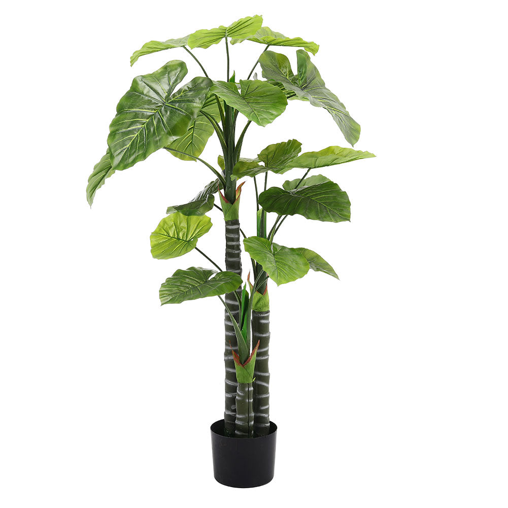 Artificial Tropical Plant with Plastic Flowerpot