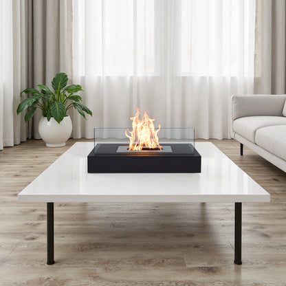 Tabletop Rectangular Smokeless Ethanol Fireplace