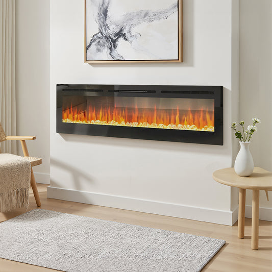 Realistic Fire In A Safe and Environmentally Fireplace