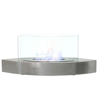 Unique Smokeless Stainless Steel Tabletop Ethanol Fireplace