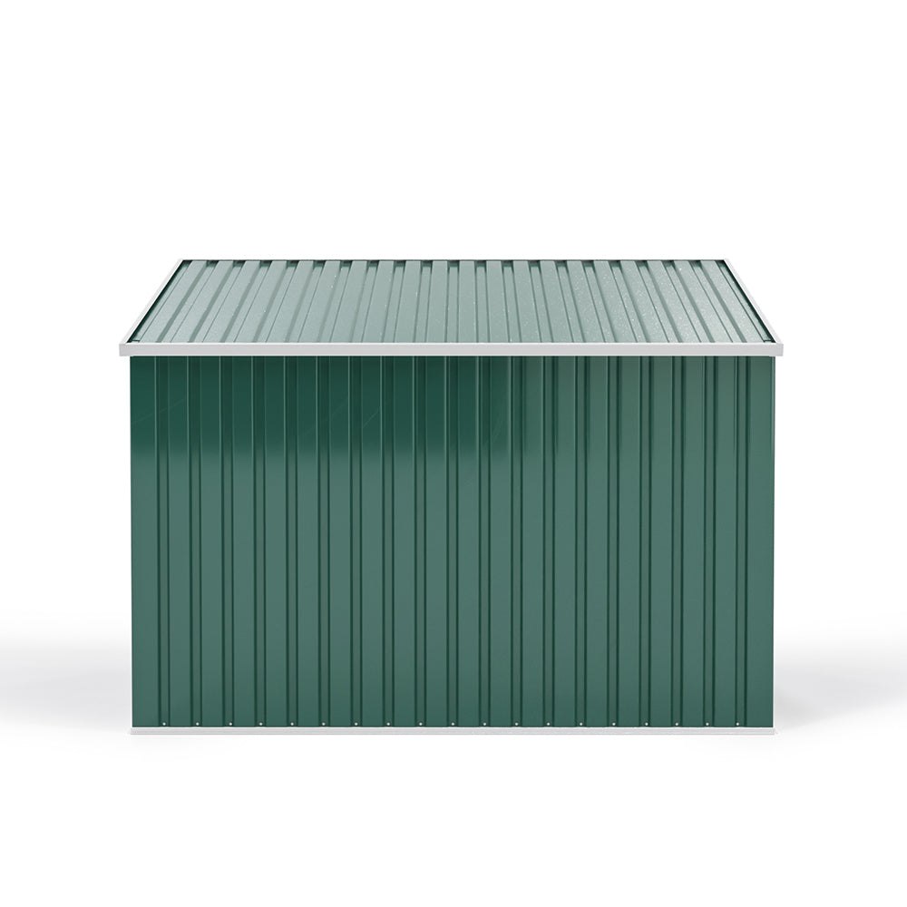 176CM Wide Metal Lockable Garden Wheelie Bin Storage Shed