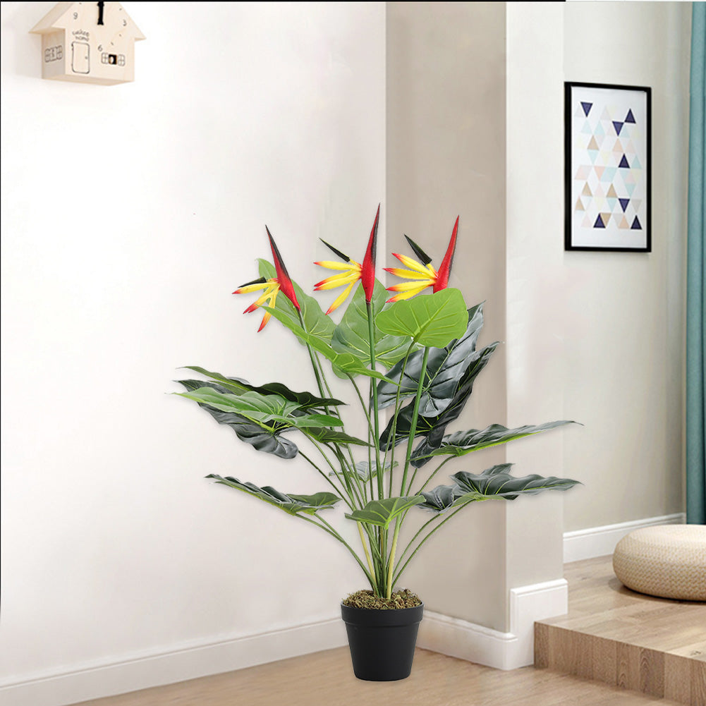 75cm Artificial Potted Bird of Paradise Palm Tree