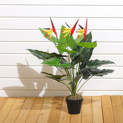 75cm Artificial Potted Bird of Paradise Palm Tree