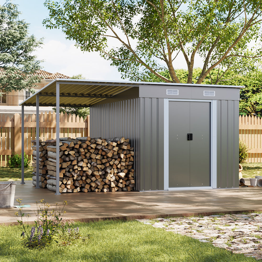 8 x 6FT Outdoor Plastic Storage Shed