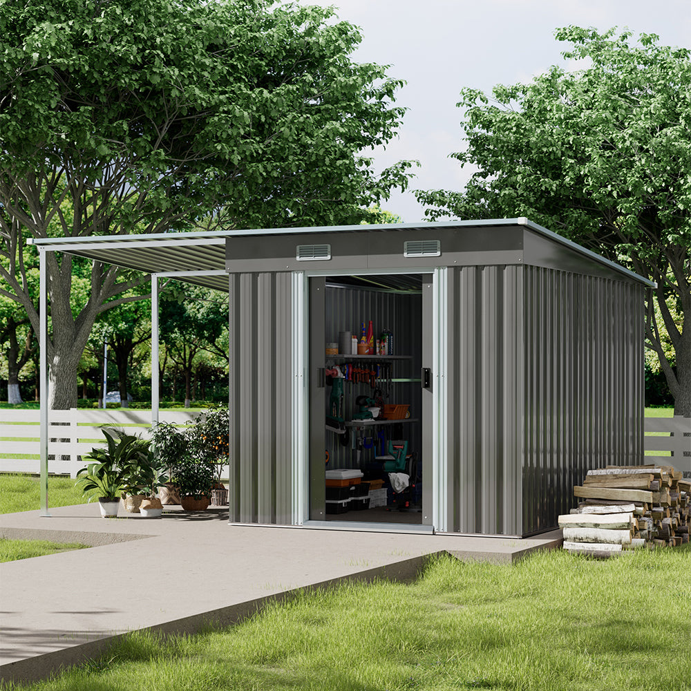 8 x 6FT Outdoor Plastic Storage Shed