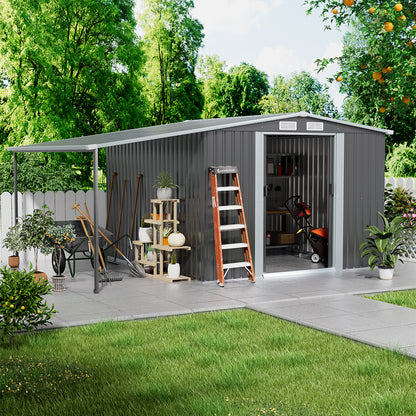 Outdoor Metal Storage Shed