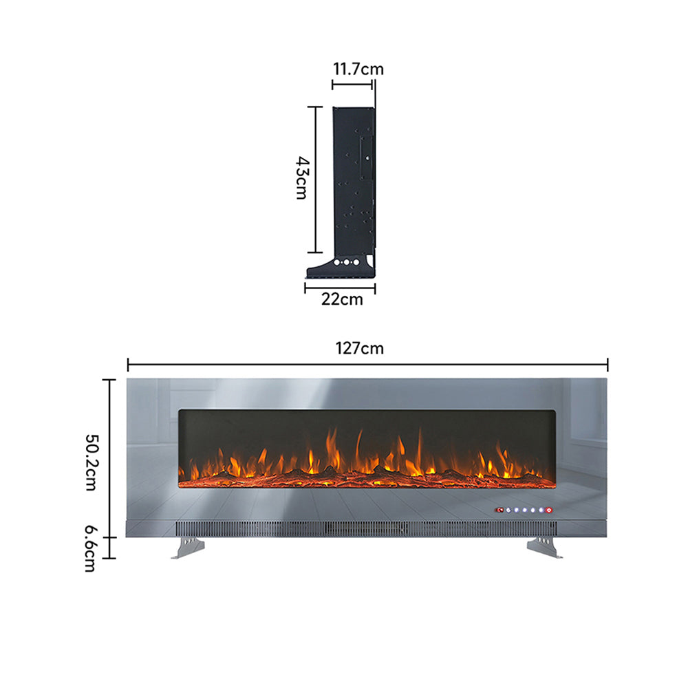 Wall Mounted Electric Fireplace