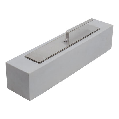 Tabletop Cement Ethanol Fireplace with Extinguisher Lid