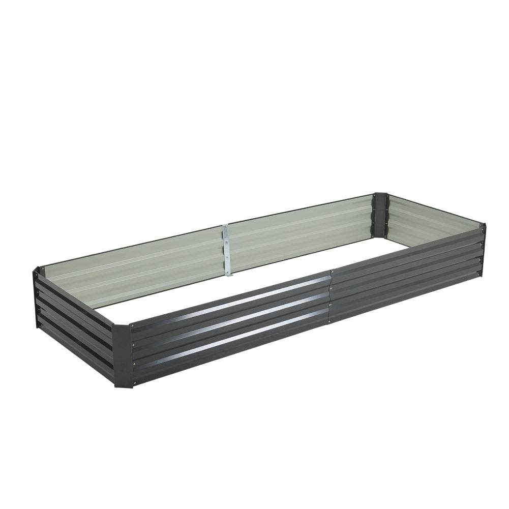 Outdoor Rectangular Metal Raised Garden Bed